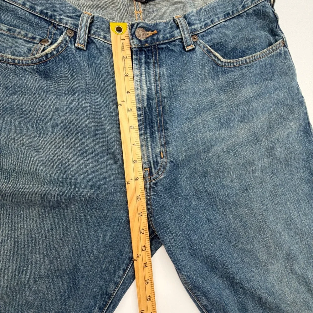 Polo Ralph Lauren Mens Authentic Dungarees Straight Leg Blue Jeans 36x30 Cotton